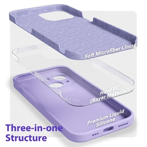 Ốp Điện Thoại Silicon Lỏng Bảo Vệ Thẩm Mỹ Mỏng Vừa Vặn Với Vỏ Máy Ảnh Dành Cho <span class=keywords><strong>iPhone</strong></span> 14 Pro Max - Product Image 4