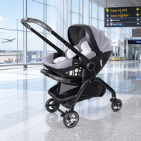 Poussette bébé en alliage d'aluminium de la marque Kidilo, modèle S366, capacité de charge de 15 kg, système de voyage pliable, utilisation en extérieur et en intérieur, vente en gros