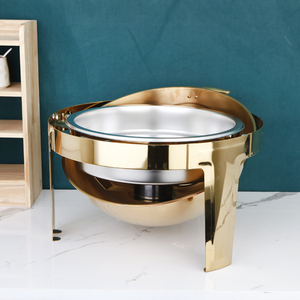 Juego de Recipientes para Buffet de Acero Inoxidable, de Lujo, para Mantener <span class=keywords><strong>la</strong></span> Comida Caliente, Ecológico, Portátil, para Catering, Restaurantes y Uso Comercial - Product Image 6