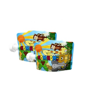 Mid-White DIY Kids Baby Food Spout Squeeze Pouch Plain No Print Draw pour Lait Gelée Chewing-gum Conserves Alimentaires - Product Image 6