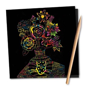 Özelleştirilmiş siyah baskı gökkuşağı sanat yaratıcı sihirli boyama Scratch Pad sanat çizimleri kitaplar Glitter Scratch kağıt çocuklar için