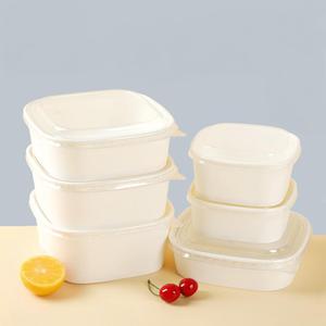 Caja de Embalaje para Alimentos para Llevar, Caja de Almuerzo, Contenedor de Alimentos de Papel Kraft Desechable y Reciclable de Alta Calidad en Oferta - Product Image 4