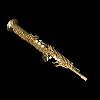 Woodwind Instrument Factory Wholesale Bb Tone Lowest Price Professional One Piece soprano Saxophone