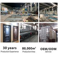 Vente directe d'usine Porte en acier moderne pour villa Porte principale extérieure Anti-vol Dimensions personnalisées Garantie de 5 ans