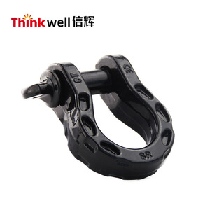 Manille Thinkwell Dee Shackle 16 mm en acier allié avec goupille à vis, capacité 800 kN, forme en D métrique - Product Image 1