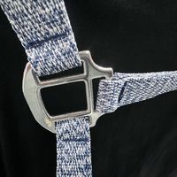 Nouveau design 2026 : Licol durable en PP et corde de nylon avec boucles métalliques pour chevaux