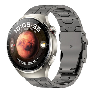 Correa de Reloj de Metal de Titanio de 22 mm, Correa de Repuesto Inspirada en Iron Man para Reloj <span class=keywords><strong>Huawei</strong></span> GT4 <span class=keywords><strong>GT3</strong></span> 4Pro 46 mm, Reloj Samsung Galaxy - Product Image 2