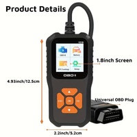 Herramientas de Escáner para Diagnóstico Eléctrico Automotriz V318 Equipo para Revisión de Motor de Coche
