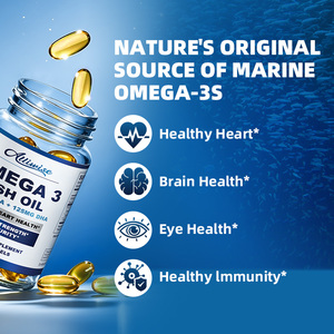 Capsules d'huile de poisson oméga <span class=keywords><strong>3</strong></span> pour adultes, riches en DHA et EPA, anti-âge, pour la santé de la peau, des yeux, du cœur, du cerveau, soutien du système immunitaire - Product Image 4