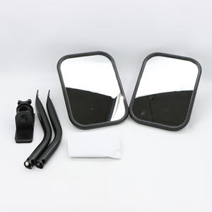 NEWWIND, piezas de coche de alta calidad, espejo retrovisor lateral para puerta, espejo cuadrado de desconexión rápida para Jeep Wrangler JK JL 2007-2021 - Product Image 1