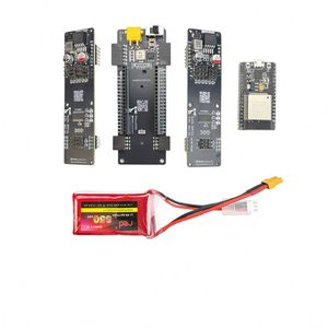 Robot Esapode ESP32 NodeMCU32S, Kit PCB Meccanico per Stampa 3D Fai-da-Te, Design Argento e Arancione + Supporto per Batteria al Litio 2S - Product Image 1