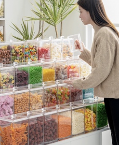 Hộp đựng kẹo nhựa ECOBOX, hộp đựng gia vị, hộp đựng kẹo có muỗng, hộp đựng kín khí cho cửa hàng - Product Image 4