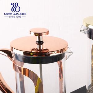 Cafetière en verre à pression <span class=keywords><strong>française</strong></span> stockée par un fabricant de <span class=keywords><strong>verrerie</strong></span> disponible en plusieurs tailles 350ML 600ML 800ML 1L 1200ML - Product Image 4