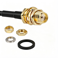 CYXS SMA-J/SMA-K-L1 Câble de raccordement coaxial RF mâle-femelle à faible perte avec conducteur en cuivre plaqué or