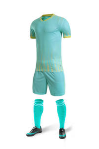 Conjunto de uniforme de fútbol con logo imprimible, de secado rápido, transpirable, para adultos, para entrenamiento deportivo. - Product Image 5