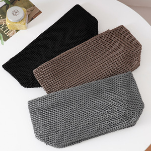 <span class=keywords><strong>Panier</strong></span> de <span class=keywords><strong>rangement</strong></span> de bureau rectangulaire tricoté au crochet à la main avec <span class=keywords><strong>panier</strong></span> de pique-nique de printemps de deux tailles - Product Image 2