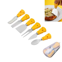 Ensemble de couteaux à fromage créatifs DaS Mini, fourchettes à fruits, fourchettes à gâteau, fourchettes à dessert, ensembles d'ustensiles de cuisine mignons, ensemble de couteaux à fromage