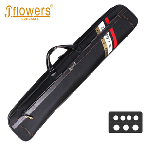 Estuche para tacos de billar Jflowers 3x4 con correas de mochila, funda blanda para transporte de tacos de billar, para 3 culatas, 4 varas y accesorios de billar - Product Image 4