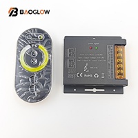 Großhandel 2025 Neue Innovation 6-Tasten DC 5V-24V Kabelloser RF-Lauflicht-LED-Mini-CCT-LED-Mini-DC-Lichtstreifen-Dimmer RF-Controller