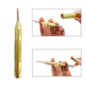 Steel <b>Step</b> <b>Drill</b> Bits 3Pcs + Auto Center Punch Marking Tool for Precise Hole Start in Metal -001 - Product Image 4