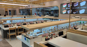 Individuelle Größe rotierender Hotpot BBQ Buffet Sushi Förderbandsystem - Product Image 2