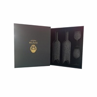 Boîte d'emballage pour spiritueux chinois de luxe développée par STPP avec insert pour bouteille, pour boîte d'emballage à double porte pour spiritueux et vin
