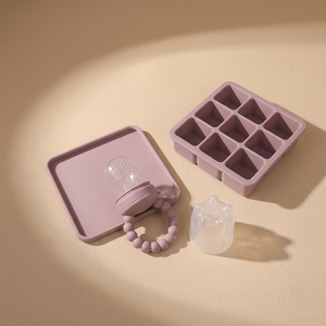 Bac à glaçons en silicone de qualité alimentaire sans BPA, réutilisable, avec couvercle, compatible micro-ondes et lave-vaisselle - Product Image 4