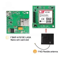 A7670E Push Nano Side Way SIM Slot Core Board SIMCOM 4G LTE Cat 1 Modul Mendukung Data/GPS untuk Eropa/Timur Tengah/Afrika