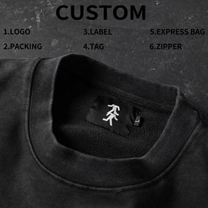 T-shirt Designer en Coton 100% pour Homme, Coupe Boxy, Surdimensionné, Coupe Courte, Impression Numérique et Distressed, Vente en Gros, Personnalisable, 260 Grammes - Product Image 5