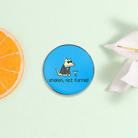 Spedizione Diretta di Badge Rotondi Personalizzati Stampati, Spille Personalizzate con Cartoni Animati, Citazioni Ispiratrici, Figure di Animali e Piante