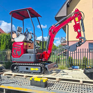 सस्ती कीमत यूरो 5 छोटे 1.2 टन खुदाई खेत खेत माइक्रो बैगर मशीन के साथ रबर ट्रैक मिनी डिगर - Product Image 3