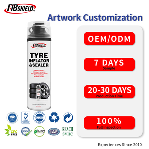 FIBSHIELD 650ml Mastic de réparation automatique pour pneus tubeless, réparation <span class=keywords><strong>rapide</strong></span> en 3-5 min, non corrosif, facile et sûr - Product Image 1