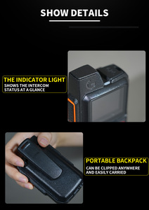 Talkie-walkie POC 4G LTE de 5000km avec talkie-walkie longue distance de haute qualité avec carte Sim <span class=keywords><strong>Radio</strong></span> GPS 100km YATEGOOD G600 - Product Image 3