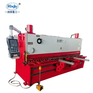 Rbqlty 12x3200mm אוטומטי מכונת חיתוך מתכת cnc גיליוטינה