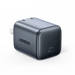 Cargador <span class=keywords><strong>USB</strong></span> C <span class=keywords><strong>UGREEN</strong></span> de 30W Nexode Plegable GaN PPS, Cargador de Pared Compacto de Carga Rápida, Bloque de Carga PD3.0 para iPhone 15 14 13 - Product Image 1