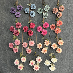 Flores Artificiales de Seda con Impresión de Rosas, Modelo K-Print Manta, Acabado para Uso en Bodas, Arreglos Florales y Decoración de Escenarios - Product Image 2