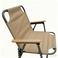 Chaise pliante Kermit moderne de grande taille - Chaise d'extérieur portable pour le jardin, le pique-nique, la plage, la pêche et le camping avec logo personnalisé