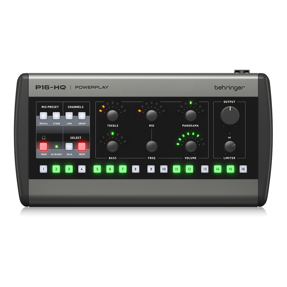 BEHRINGER POWERPLAY P16-M パーソナルミキサー BEHRINGER P16-M POWERPLAY｜ミュージックランドKEY