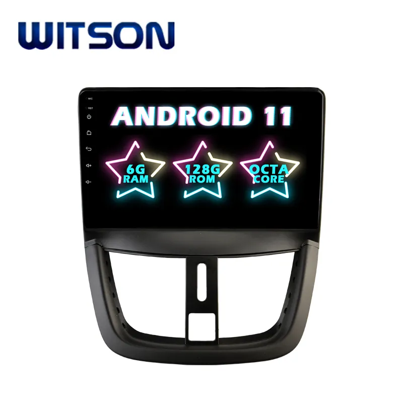 WITSON Android 11 Car DVD Cho PEUGEOT 207/207CC 2006-2015 6GB RAM 128GB ROM Tích Hợp Trong Không Dây CARPLAY