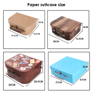 Su misura di lusso Kawaii valigia di carta biologico regalo per bambini in scatola regalo neonato con laminazione opaca e stampa in rilievo - Product Image 6