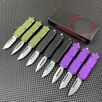 Poignée en alliage d'aluminium exquise et compacte Mini couteau de poche Couteau pliant d'autodéfense tactique extérieur