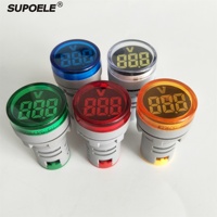 Voltmeter Digital SUPOELE AD101-22VM 22mm 20-500V AC Kelas Akurasi 0.5 Bersertifikasi CE RoHS Arus Maks AC 60A
