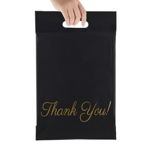 Custom Logo Compostable Postage Plastic Envelopes Shipping Courier 100% Biodegradable Poly Pouch Mailer Mailing Bags with handle