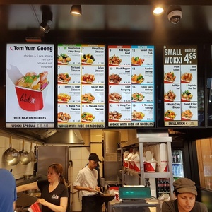 Custom Menu Board Display <b>Led</b> Backlit <b>Light</b> <b>Box</b> Ultra-Thin Wall Mounted Advertising <b>Light</b> <b>Box</b> for Fast Food Restaurant - Product Image 5