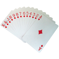 Cartes à jouer personnalisées de type poker en papier, impression offset couleur CMJN, vernis brillant, boîte en papier