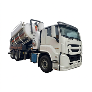 Camion de nettoyage par aspiration 6x4 ISUZU 15CBM, pompes Samson importées, réservoir en acier inoxydable 304/316, personnalisé pour le nettoyage des canalisations municipales - Product Image 1