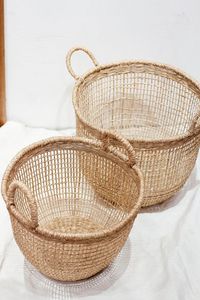 Multifunctional Handwoven Seagrass <b>Storage</b> <b>Baskets</b> With Customized Sizes, Shapes, and Package Cheap Price In Vietnam - Product Image 2