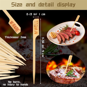 Marcadores <span class=keywords><strong>de</strong></span> bistec <span class=keywords><strong>de</strong></span> madera <span class=keywords><strong>de</strong></span> bambú, palitos <span class=keywords><strong>de</strong></span> bistec, palitos <span class=keywords><strong>de</strong></span> cocción <span class=keywords><strong>de</strong></span> <span class=keywords><strong>carne</strong></span>, palitos <span class=keywords><strong>de</strong></span> pincho <span class=keywords><strong>de</strong></span> bambú - Product Image 6