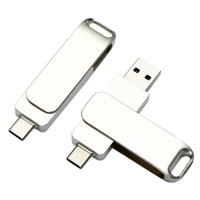 Flash Drive 256gb Usb Stick Pen Drive 32GB 3.1 LED Thumb 16gb 64gb 128gb 2 in 1 Type-c Custom Otg 1tb Usb Flash Drive
