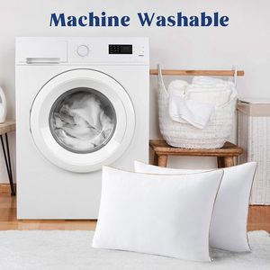 Lông Ngỗng xuống gối kích thước tiêu chuẩn Bộ 2 gối khách sạn mềm mịn - Product Image 4